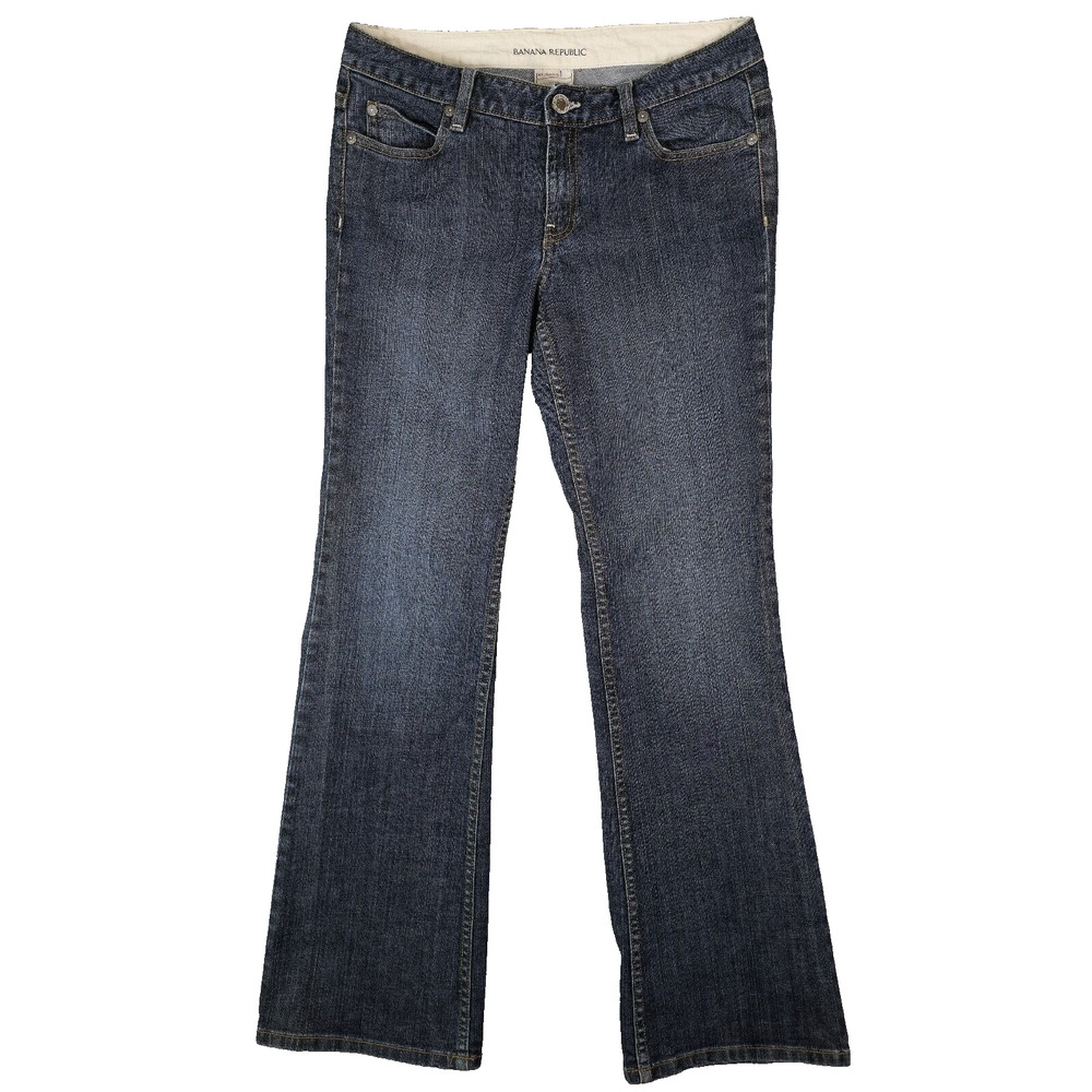 Banana Republic Women's Dark Blue Boot Cut Jeans